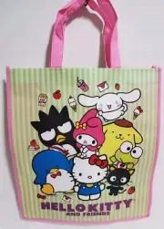 Sanrio characters Hello Kitty Keroppi Chococat reusable tote bag Kawaii new