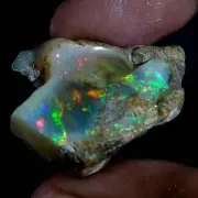 20.40Ct Amazing Ethiopian "Play-Of-Color" Fire Opal Rough 100% Natural Gemstone