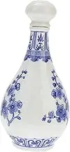 Alipis Blue and White Porcelain Wine Bottle Pot Container Wine Flask Bottle Ginger Jar Tokkuri Bottle Dispenser Japanese Bottle Flagon Wine Kettle Japanese Jug Wine Gourd Vintage Ceramics