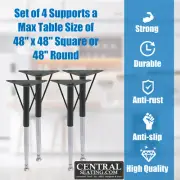 Adjustable Table Legs, Activity Desk Legs Kit, Low Height Classroom Table 14-20"