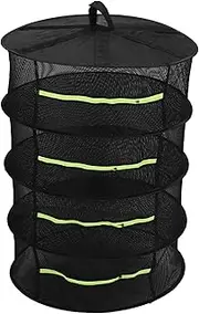Drying Net, Garden Accessory 4-Layer Hanging Dryer for Ceiling for Growth Tent for Courtyard for Growth Room