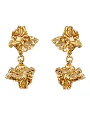 [Mocha] Zahar Simone Earrings in Gold