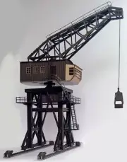 1/87 HO Scale Train Large Coal Feeder Tower Crane Stoker Crane DIY Model Kit