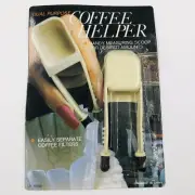Dual Purpose Coffee Helper Measuring Scoop & Filter Separator New In Package NOS