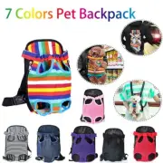 Portable Dog Cat Carrier Backpack Comfort Front/Back Net Shoulder Pet Travel