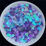 AB Purple Color Sequins-4mm Flat Round Sequin Sewing Paillette DIY Craft 2000Pcs
