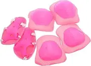 Alasum 1 Set Protective Gear Knee Pads Protective Gear for Roller Skating Protective Gear for Skating Gears for Skating Protective Gear Pink Plastic Shell