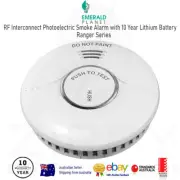 Emerald Ranger RF Interconnect Photoelectric Smoke Alarm+ 10Yr Lithium Battery