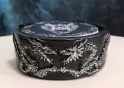 Oriental Dragon King Dueling Dragons Coaster Set Holder With Four Coasters