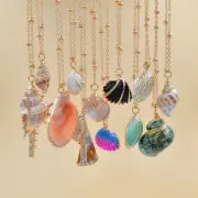 Fashion Boho Natural Shell Conch Pendant Necklace Choker Chain Women Jewelry New