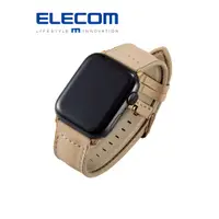 在飛比找蝦皮商城優惠-【日本ELECOM】純素皮革錶帶Apple Watch 45