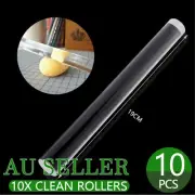 10X Durable Polymer Clay Craft Clear Acrylic Rollers Rolling Pin Art Tools NewAU
