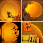 Sunset Lamp Projection Light Rainbow Lamp Led 360 Degree Rotation Projection