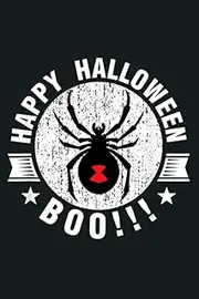 Distressed Halloween Black Widow Spider: Notebook Planner - 6x9 inch Daily Planner Journal, To Do List Notebook, Daily Organizer, 114 Pages