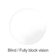 1 Pair Cosplay Color Contact Lenses White Black Blind Lens Anime Cosplay Eye Contacts Red Lenses Halloween Snake Eye Lens Yearly Blind White