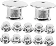 [SHINEOFI] 60 Pcs Lock Pin Buckle Pin Backing for Craft Making Clutch Pin Backs Tie Slide Badges Backing Holder Clasp Multi-function Pin Locking Pin Backs Pin Locks for Enamel Pins Tie Tack