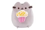 Pusheen - Popcorn Pusheen Plush, Soft Toy, Polyester, Grey, 24cm (Height), Ages 8+