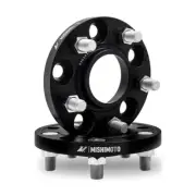 Mishimoto MMWS-004-150BK 15mm Wheel Spacers 5x114.3 67.1CB M12x1.5 Black