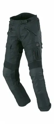 Büse Bormio Motorcycle Textile Pants, black, Size 28 for Men