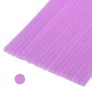 30 Pcs Fluorescent Purple 1/4 Cylinder Sealing Wax Stick Glue Gun Wax Seal Rod