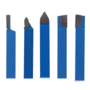 5 Pcs Tungsten Steel Turning Tool Set Lathe Tools Turnning Metal Cutters