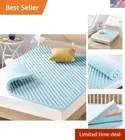 Lightweight 2-Inch Egg Crate Memory Foam Topper - Ideal for Comfortable Sleep