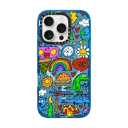 iPhone 16 Pro Impact Case MagSafe Compatible DOODLES by Matthew Langille
