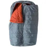 Big Agnes Dream Island 20° Double Wide Sleeping Bag Slate/Orange