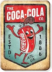 Desperate Enterprises Coca-Cola Dancing Can Retro Refrigerator Magnet - Coke Magnets for Fridge - Funny Fridge Magnets for Work, Home & School - Made in The USA