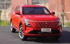 1/18 Scale China Changan CS75 PLUS SUV Gen.4 Red DieCast Car Model Toy Gift