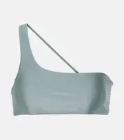 [Jade Swim] Jade Swim Apex one-shoulder bikini top AU 12 blue