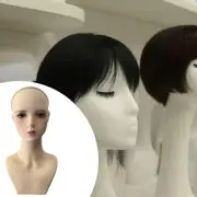 Wig Display Lightweight Professional with Makeup Cosmetology Bald Female Wig