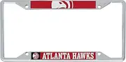 Atlanta Hawks Team NBA Metal License Plate Frame for Front or Back of Car Officially Licensed (Up Close)