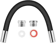 Hausanlee Faucet Extension Tube 360 Degree Free Bending Extension Hose Splash-proof Foaming Long Aerator for Kitchen Sink Bathroom