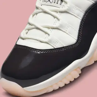 【NIKE 耐吉】休閒鞋 Air Jordan 11 W Neapolitan 黑白 粉底 女鞋 AR0715-101