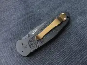 Bronze Titanium Pocket Clip Made For Kershaw Blur Leek Kershaw Shallot Knife