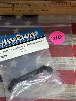 TEAM ASSOCIATED 92257 Aluminum Steering Rack: +3 / RC10B74.1