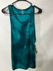 Under Armour Iso-Chill Up Pace Run Singlet Tank Top Mens Small 1377884 Teal