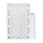 16x25x2 MERV 8 Pleated AC Furnace Air Filters. 10 Pack