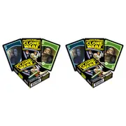 108pc Aquarius Star Wars Clone Wars Playing Cards Poker Deck Family Game 14y+
