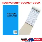 Restaurant Docket Books Books CARBONLESS & DUPLICATE 95x160mm