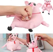 Pig Anti Stress Toy, Pig Squeeze Toys, Creative Decompression Pig, Squeeze Pig Toy for Child And Adults
