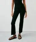 SPANX PerfectFit Ponte Kick Flare Pant - Classic Black - Large - 20386T