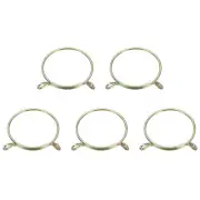 Fuel Line Hose Clips, 5Pcs 65mm 304 Stainless Steel Tubing Spring Clamps Zinc