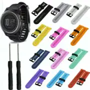 Silicone Bracelet Strap Watch Band + Tool For Garmin Fenix3/HR GPS Sports Watch