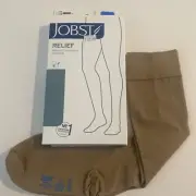 Jobst Compression Knee Socks 15-20 Mmhg Beige Closed Toe Small New!
