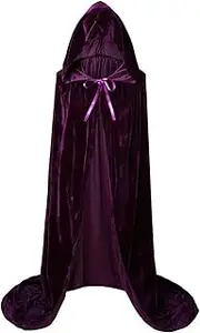 Generic Halloween Costume Women Witch Cloak Hooded Adult Girl Long Party Carnival Fancy Cape