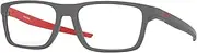 [Oakley] OX8164 Eyeglasses Bundle: OX 8164 816404 Port Bow Satin Light Steel and Large Black leash Accessory kit, Port Bow Satin Light Steel