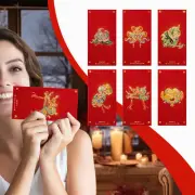 Chinese New Year Red Envelopes 2025 Snake Traditional Red Envelopes sensible