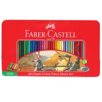 在飛比找momo購物網優惠-【Faber-Castell】油性色鉛筆60色(115893